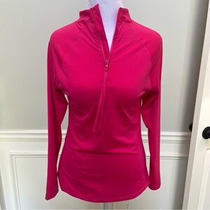 Athleta Swim Long Sleeve Quarter-Zip Pullover S